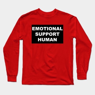 Emotional Support Human Long Sleeve T-Shirt